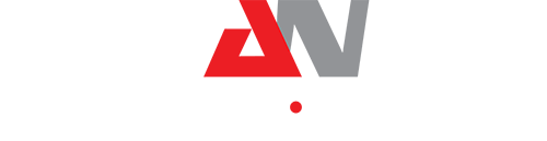 Logo Adamet-Niemet z białym tekstem